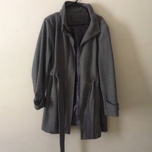Grey Calvin Klein Coat